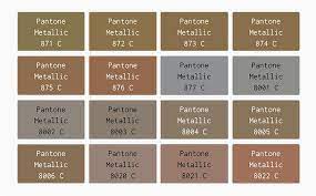 Pantone Metallic