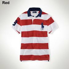 Black And Red Ralph Lauren Polo Shirt Polo Ralph Lauren Men Contrast Collar Black Striped Shirt Red White