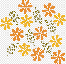 Select from premium floral leaf pattern of the highest quality. Drawing Encapsulated Postscript Leaf Pattern Flower Leaf Orange Shading Png Pngwing