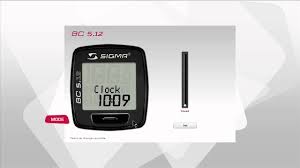 Sigma Sport Bc 5 12 Settings En