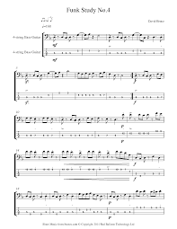 1131 scores found en bass David Bruce Funk Study No 4 Sheet Music For Bass Guitar 8notes Com