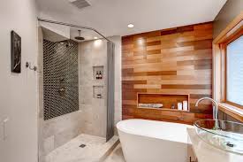The grey hues and other neutral tones are ideal and quite trendy. Spa Like Master Bathroom Remodel