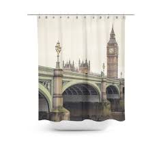 London Shower Curtain Give Your Bathroom A Makeover With Our Fabulous London Fabric Shower Curtain This Is Artwork For Your Bathroo Step Right In Bathr