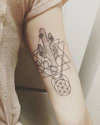 Toptattooideas Geometric Tattoo Tattoos Cactus Tattoo