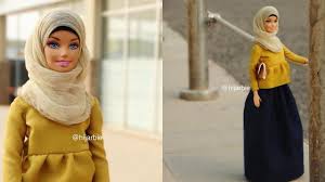 Carilah pakaian yang sudah tidak digunakan lagi yang ukurannya sesuai dengan pakaian yang akan anda buat. Cantiknya Barbie Modis Berhijab Ala Bintang Internet Global Liputan6 Com