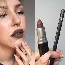 mac lipstick in stone