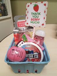 Thank You Gift For Employee Staff Teacher Thank You Berry Much Employee Gifts Appreciation Gifts Diy Teacher Gifts