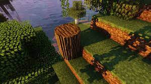 The minecraft pocket edition users can now get rid of the annoying white colored circle in the middle of their device screens thanks to our today's texture . Round Trees Resource Pack For Minecraft 1 13 2 1 12 2 Rounded Logs