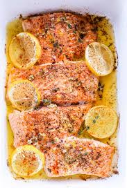 Easy Lemon Thyme Roasted Salmon - The Defined Dish