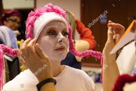 Behind Scenes Lulworth Players Family Dram Editorial Stock Photo