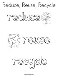 A few boxes of crayons and a variety of coloring and activity pages can help keep kids from getting restless while thanksgiving dinner is cooking. Reduce Reuse Recycle Coloring Page Twisty Noodle