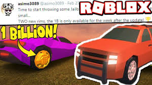 New three billion update code for jailbreak!! The 1 Billion Visit Jailbreak Update Confirmed Roblox Youtube