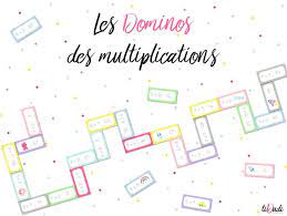 dominos des multiplications apprendre les tables de multiplication multiplication tables de multiplication jeu
