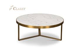 Despite its small size, its top can support up to 100 pounds. Round Marble Coffee Table With Metal Gold Base Interior Home Design
