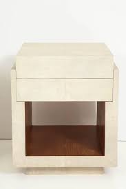 Shagreen Bedside Tables Or Side Tables Cream Color In Stock In 2020 Shagreen Bedside Table Bedside Table Side Tables For Sale