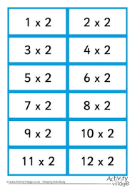 2 Times Table Flash Cards Times Tables Flash Cards Flash Card Template Printable Flash Cards