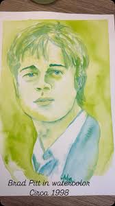 Happy birthday 25 Kendall Robin! Late posting as the artwork needed given  to you first 🥳 I started out making a large watercolor card It turned into  a couple Kendall pieces. Cameron