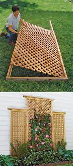 Diy Wood Lattice Trellis Diy Garden Trellis Backyard Diy Trellis