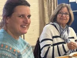 Social gathering at evenden house