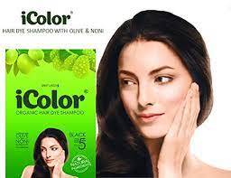 Amazon Com Icolor Organic Hair Dye Shampoo Black 25ml 0 85 Ounces X 10 Sachets In A Box Shampoo In Permanent Hair Color Dye Black Hair In 5 15 Minutes Diy Convenient Easy To Use