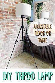 Extra washers and nuts (kit from hd) 4. Diy Floor Lamp Recycled Camera Tripod Lamp Desk Lamp