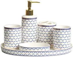 Find home furniture, bathroom accessories and more at debenhams.com. Vintage Ceramic Bathroom Accessories Sets Bathroom Decor Sets Accessories Contain 6 Piece Simp Bathroom Vanity Decor Bathroom Accessories Sets Ceramic Bathroom