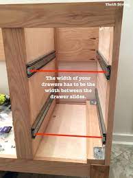 Build A Diy Bathroom Vanity Build Drawers Cabinet Doors Thrift Diving Blog 91 Diy Bathroom Furniture Diy Bathroom Vanity Diy Drawers