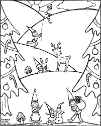 Digi stamp, nordic, scandinavian, coloring page, digital art, xmas, holiday, north, winter, snow, beard, 055. Christmas Gnome Coloring Pages Coloring And Drawing