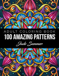 Shake it up shake it down shake it, shake it all around. Jade Summer 100 Amazing Patterns Adult Coloring Book