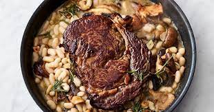 Jamie Oliver S Epic Rib Eye Steak Recipe Jamie Oliver Recipes Jamie Oliver 5 Ingredients Pork Fillet Recipes
