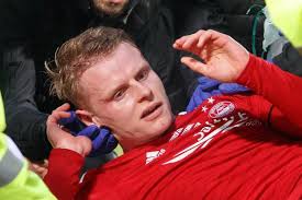 Aberdeen star Gary-Mackay Steven faces at least two weeks out after his  horrendous head clash with Celtic ace Dedryck Boyata