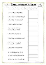 Free printable shapes worksheets for kids. Shapes Around Us Quiz English Esl Worksheets For Distance Learning And Physical Classrooms