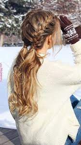 If You Want To Give Your Hairstyles With Bangs A Totally New Look For The Upcoming Spring Then Go With Nothing B Easy Hairstyles Hair Styles Spring Hairstyles