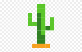 Things are really starting to come together and as you can see i am making a cupcake!! Little Cactus Minecraft Pixel Art Cactus Free Transparent Png Clipart Images Download