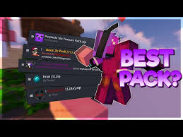 I think if its the same one he uses for bedwars its the purpled pack, which he links in some of his bedwards videos. Using Youtubers Texture Packs In Bedwars Hypixel Bedwars Ø¯ÛŒØ¯Ø¦Ùˆ Dideo