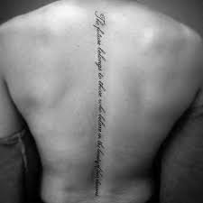 Top 73 Spine Tattoo Ideas For Guys 2021 Inspiration Guide Spine Tattoo Tattoo Font For Men Spine Tattoos