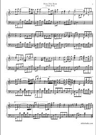 Há»c Äanh Äan Piano Bai Kiss The Rain