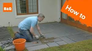 For inspiration, look to our old town paving in weathered limestone. How To Lay A Patio Youtube