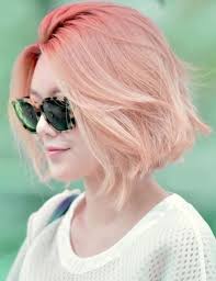 80 Marvelous Color Ideas For Women With Short Hair Pouted Com Short Hair Styles Peach Hair Hair Styles