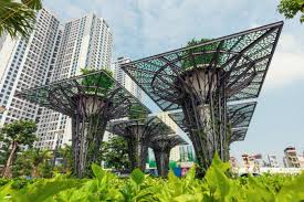 Последние твиты от goldmark city (@goldmark_city). Banyan Tree Gate Goldmark City Vietnam Eden Landscape