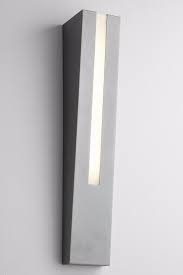 Karme Led Outdoor Wall Sconce By Oxygen Lighting Contemporary Design Uniquely Angled With A Strip Vintage Wall Sconces Outdoor Wall Sconce Modern Wall Sconces