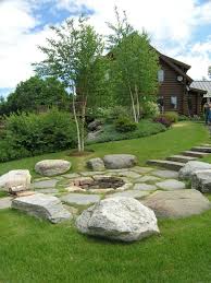 The style and shape of a fire pit can vary. 75 Beautiful Rustic Landscaping With A Fire Pit Pictures Ideas August 2021 Houzz