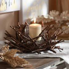 Maybe you would like to learn more about one of these? Glittered Bronze Twig Candle Holder 12 In Kirklands