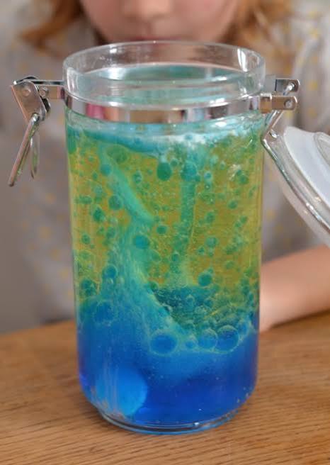 How to make a Lava Lamp - DIY Lava Lamp for Kids
