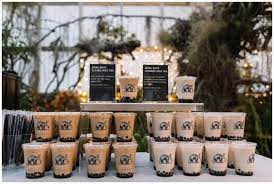 Pin By Kaylee Cooper On Wedding Sweets Table Wedding Boba Bar Sweet Table Wedding