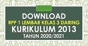 Rpp daring kelas 3 tema 5. Download Contoh Rpp 1 Lembar Kelas 3 Mode Daring Beritapppk Com