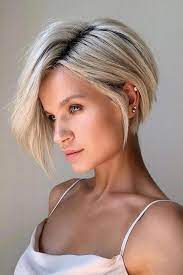 inverted blonde short bob shortbobhairstyles bobhairstyles hairstyles con blonde in 2020 bob frisur haarschnitt kurz haarschnitt bob