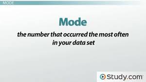 Is the mean median and mode of a list of numbers are not equal. Mean Median Mode Range Video Lesson Transcript Study Com
