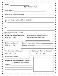 Non Fiction Text Features Mini Unit Sort Hunt Nonfiction Report Booklet Nonfiction Texts Text Features Nonfiction Reading