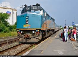 Via 6421 Via Rail Emd F40ph At Dorval Quebec Canada By Michael Berry Via Rail Dorval Canada